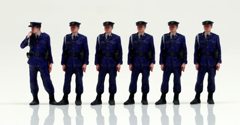 Mobile Police PATLABOR x figreal 1/60 Scale Figure Police Officer 6 Set