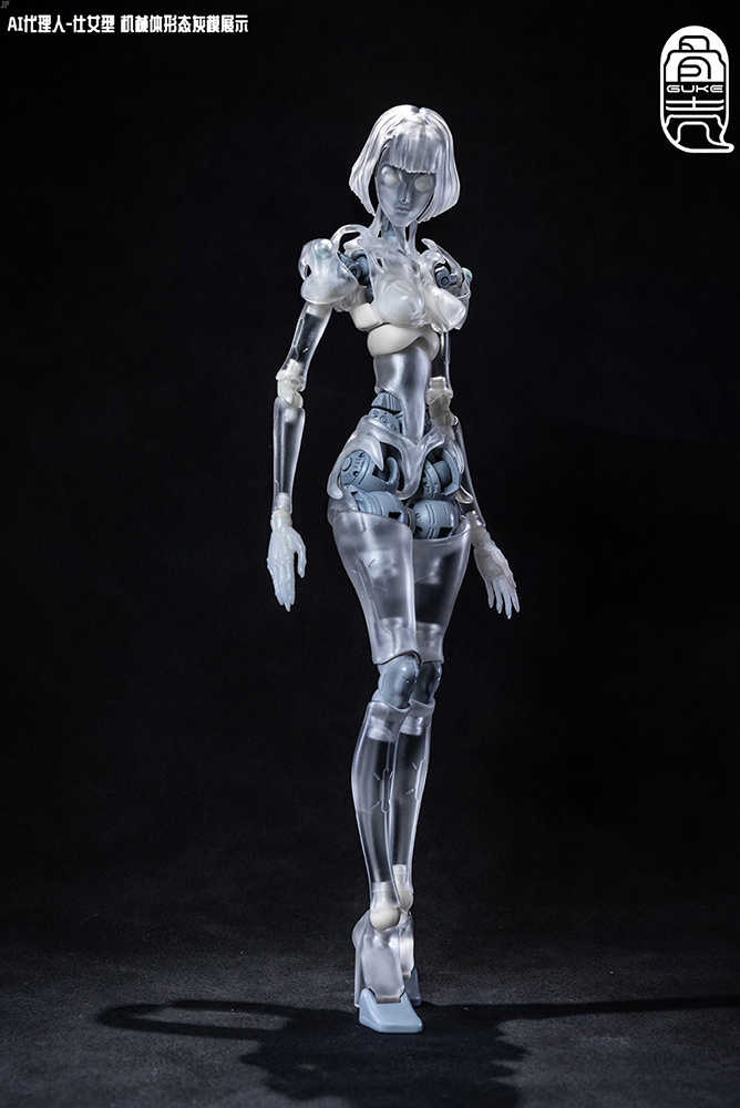 GUKE GONG FANG GK01FEC1 AI AGENT MAIDEN TYPE C1 TRANSPARENT VER. 1/12 ACTION FIGURE BODY
