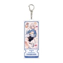 Deka Acrylic Key Chain Done Kanda x Sanrio Characters 03 Tuxedosam (Collaboration Illustration)