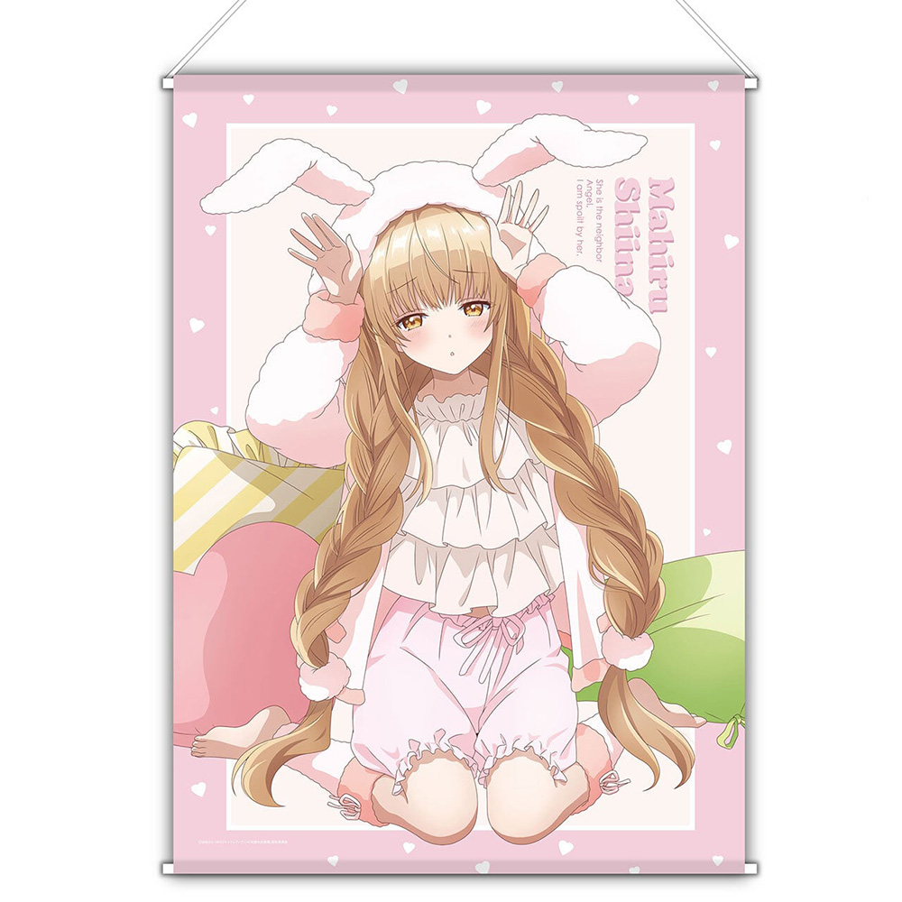 The Angel Next Door Spoils Me Rotten Original Illustration B1 Tapestry Shiina Mahiru (Room Wear Usamimi Hoodie)