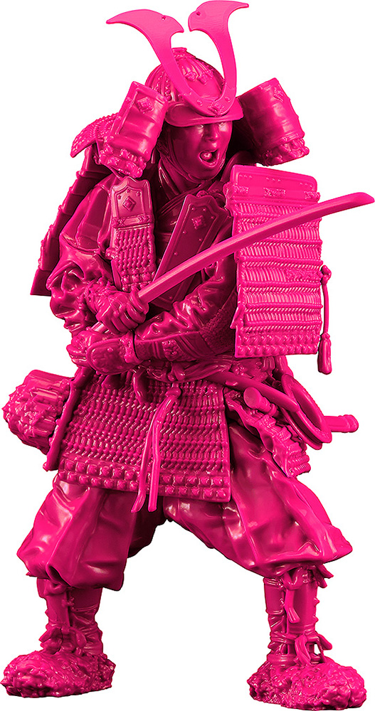 PLAMAX 1/12 Kamakura Period Armored Warrior: Pink Color Edition