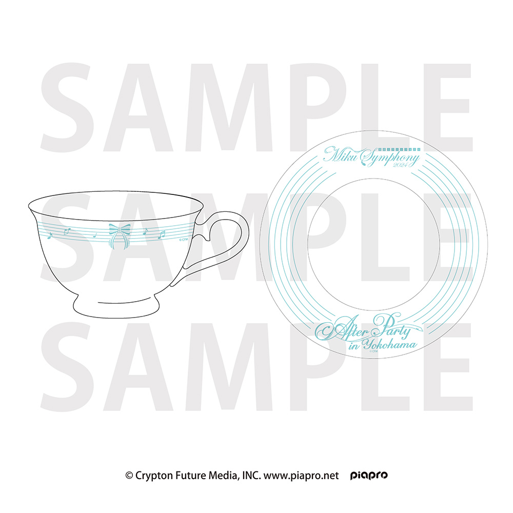 Piapro Characters Hatsune Miku Symphony Collaboration Cafe After Party in Yokohama Tea Cup