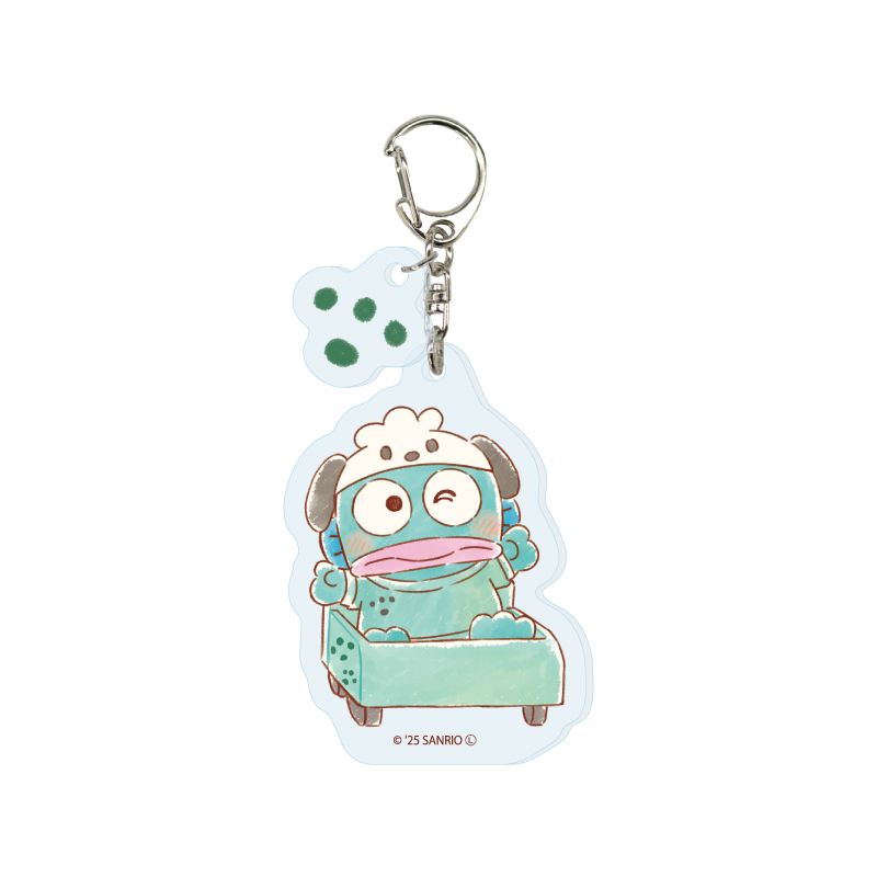 Acrylic Key Chain with Parts HAPIDANBUI 07 Hangyodon (Graff Art Illustration)