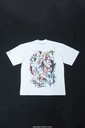 STEINS;GATE Laboratory Member Ink Painting Style White Background Color T-shirt (XL Size)