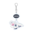 Linked Acrylic Key Chain Cinnamoroll 01 Cinnamoroll & Milk (Graff Art Illustration)