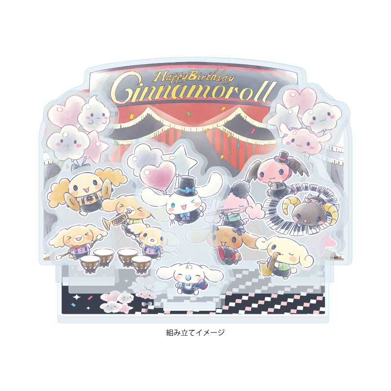 Premium Acrylic Diorama Plate Cinnamoroll 04 Cinnamoroll BD 2025 (Graff Art Illustration)