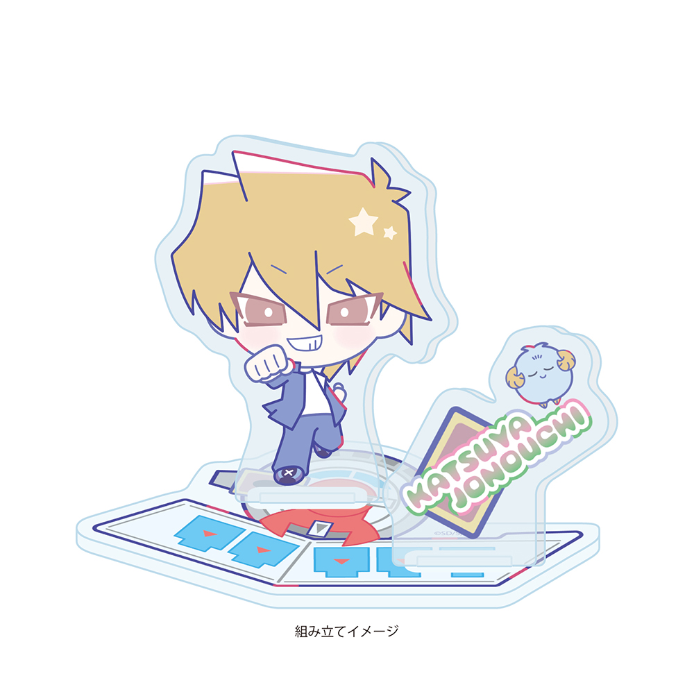 Acrylic Stand Plate "Yu-Gi-Oh! Duel Monsters" Design Produced by Sanrio 04 Jounouchi Katsuya (Collaboration Illustration)
