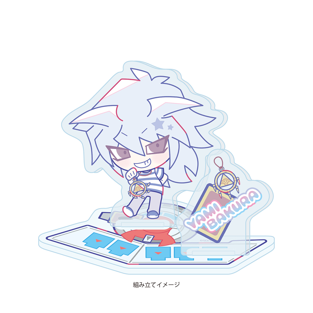 Acrylic Stand Plate "Yu-Gi-Oh! Duel Monsters" Design Produced by Sanrio 06 Yami Bakura (Collaboration Illustration)