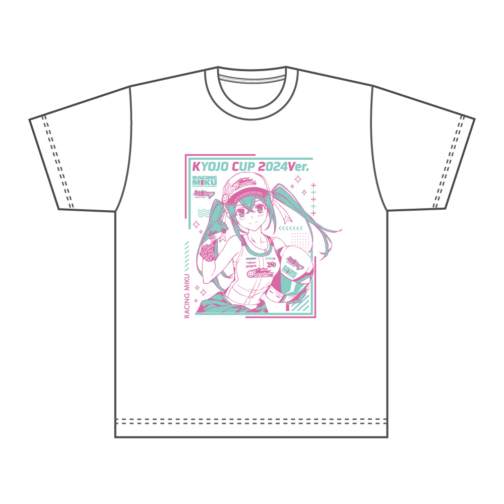 Racing Miku KYOJO CUP 2024 Ver. T-shirt (XL Size)