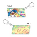 Racing Miku 2024 Tropical Ver. Number Plate Style Key Chain