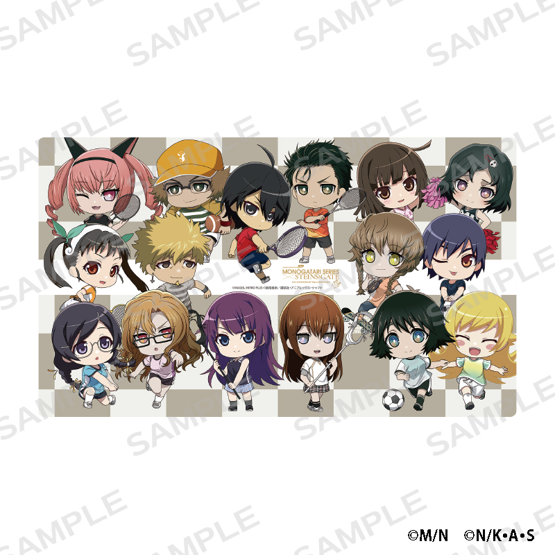 Bakemonogatari x "STEINS;GATE" Desk Mat
