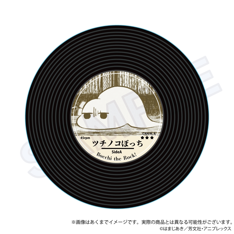 Bocchi the Rock! Record Style Coaster Tsuchinoko Bocchi