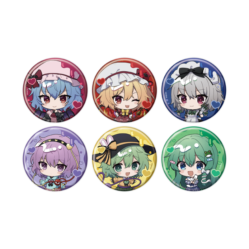 Can Badge "Touhou Project" 04 Yami Kawaii Ver. (Mini Character Illustration)