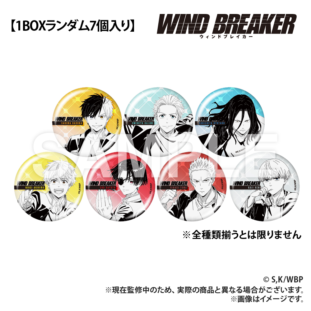 Wind Breaker Trading Can Badge Collection