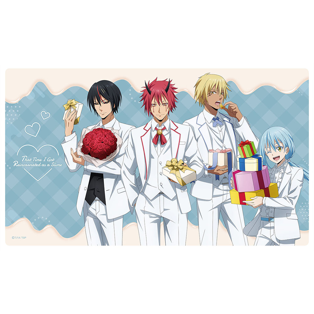 That Time I Got Reincarnated as a Slime Original Illustration Rubber Mat White Day Ver.