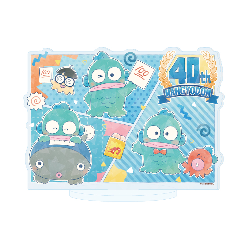Hologram Acrylic Stand HAPIDANBUI 03 Hangyodon Anniversary Design (Graff Art Illustration)