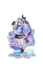 RISE UP+ Honkai: Star Rail Chibi Cat Series Figure Silver Wolf Ver.