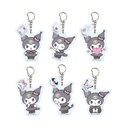 Acrylic Key Chain with Parts Astilbe x Kuromi 01 Collaboration Illustration