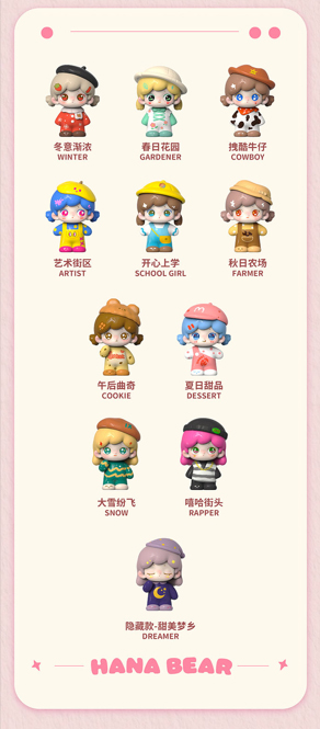 TOYBEBOP HANA BEAR GOOD TIME SERIES TRADING FIGURE