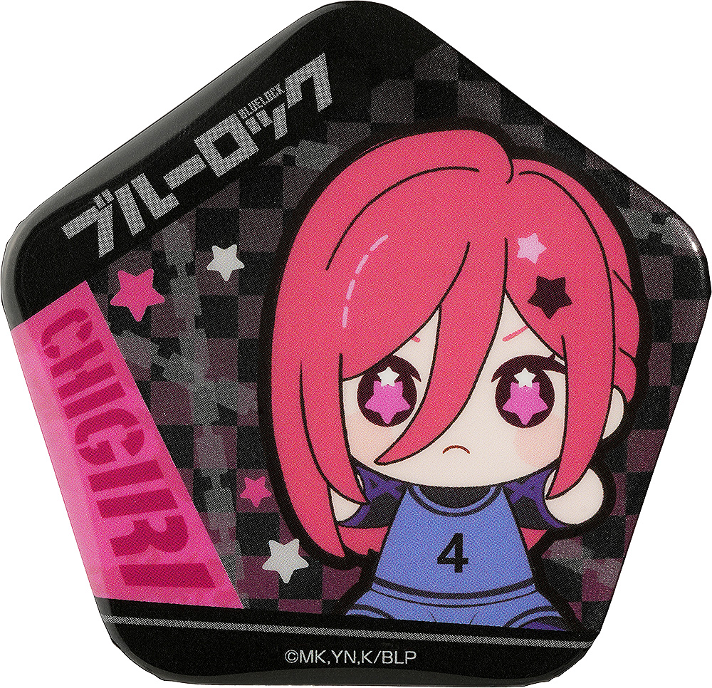 HUGGY Series Pinback Button Chigiri Hyoma