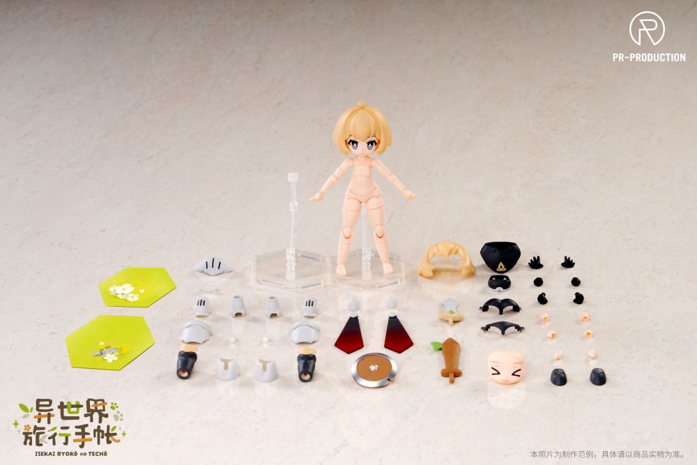 PR PRODUCTION "ISEKAI RYOKO NO TECHO" SERIES 01 ROOKIE WARRIOR RENEE BROWN PLASTIC MODEL KIT