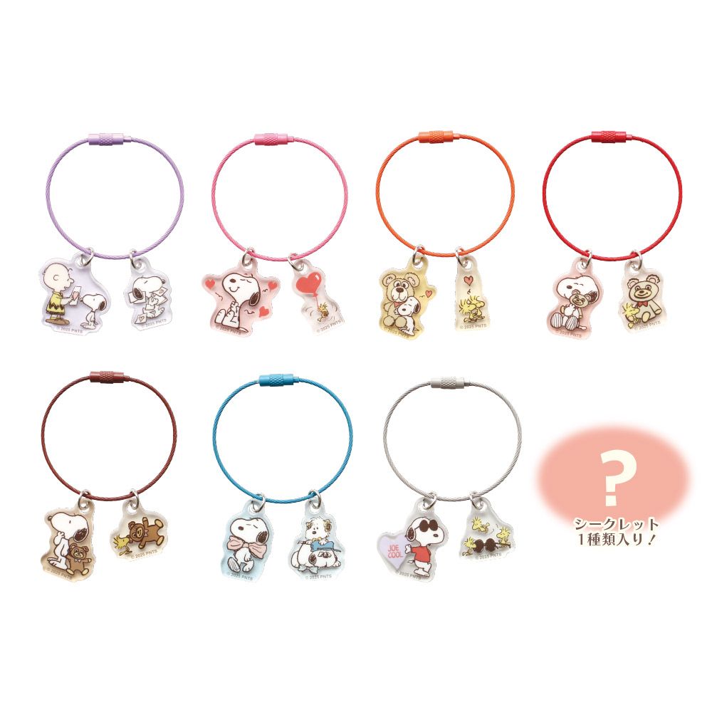 Peanuts Snoopy Secret 2 Charm Key Ring