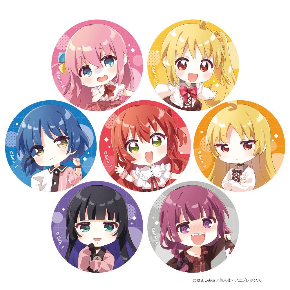 Bocchi the Rock! Trading Can Badge Chocolate Outfit