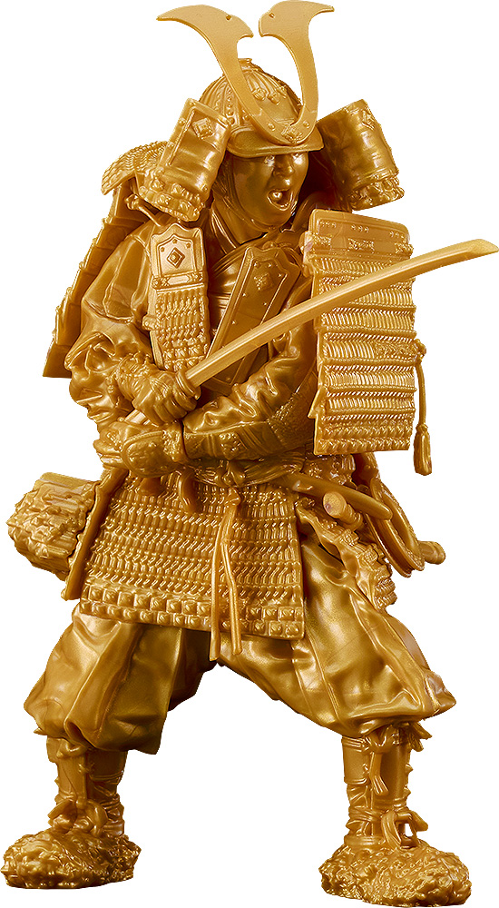 PLAMAX 1/12 Kamakura Period Armored Warrior: Gold Color Edition