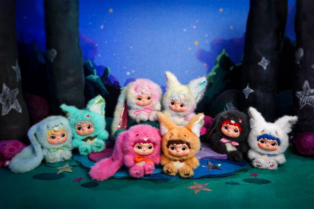 LETSVAN WAKUKU-FOX & BUNNY TRICK OR TREAT SERIES TRADING PLUSH