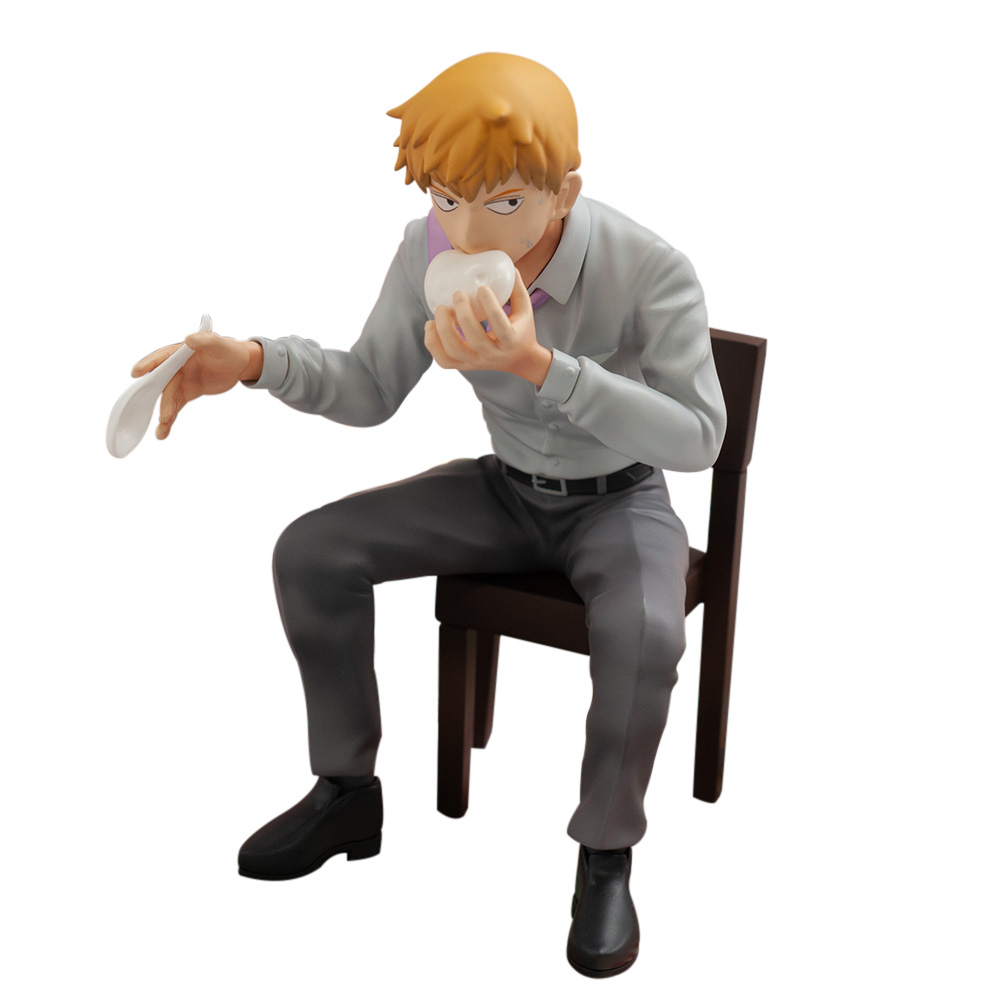 Mob Psycho 100 III × Bunbougu Cafe 2022 Figure: Arataka Reigen