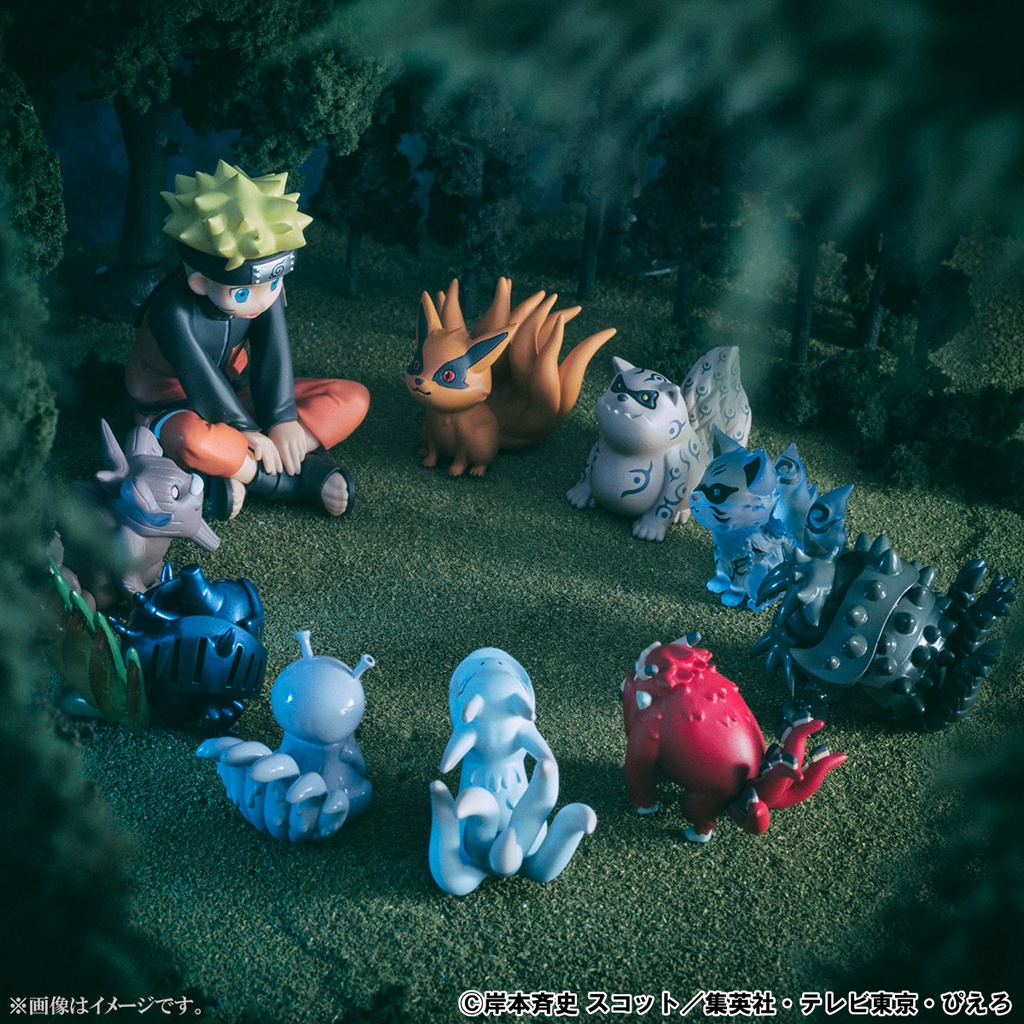 G.E.M. Series GAIDEN NARUTO SHIPPUDEN UZUMAKI NARUTO & BIJU SET (Repeat)