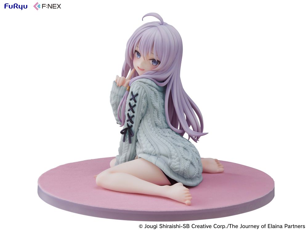 Elaina knit ver. 1/7 Scale Figure  Repaint BLUE
