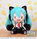 fuwa petit "Hatsune Miku: Project DIVA Arcade Future Tone" LL Plush "Hatsune Miku - Kitty Cat"