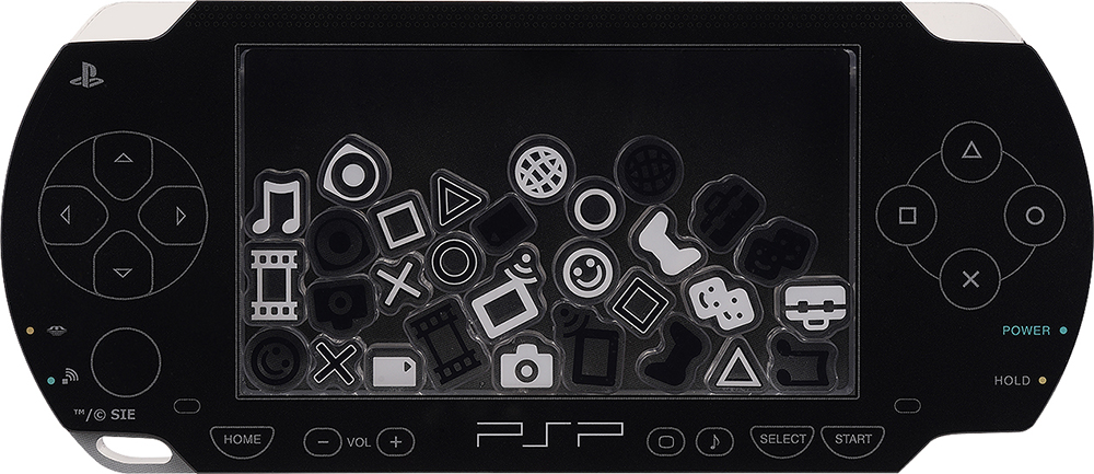 PSP™ (PlayStation™Portable) Rattle Acrylic Stand: Black Ver.
