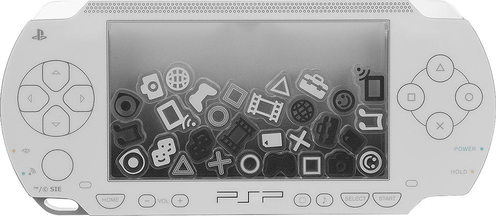 PSP™ (PlayStation™Portable) Rattle Acrylic Stand: White Ver.
