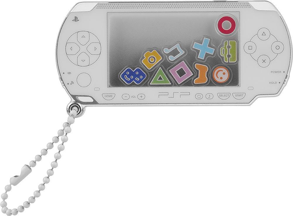 PSP™ (PlayStation™Portable) Rattle Acrylic Keychain: White Ver.