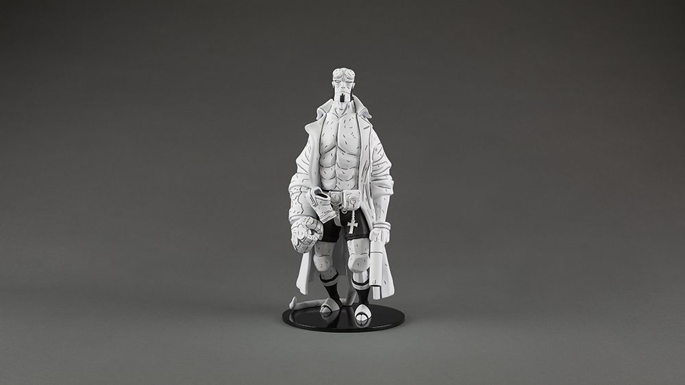 Hellboy 30th Anniversary Vinyl Figure (Black & White Variant)