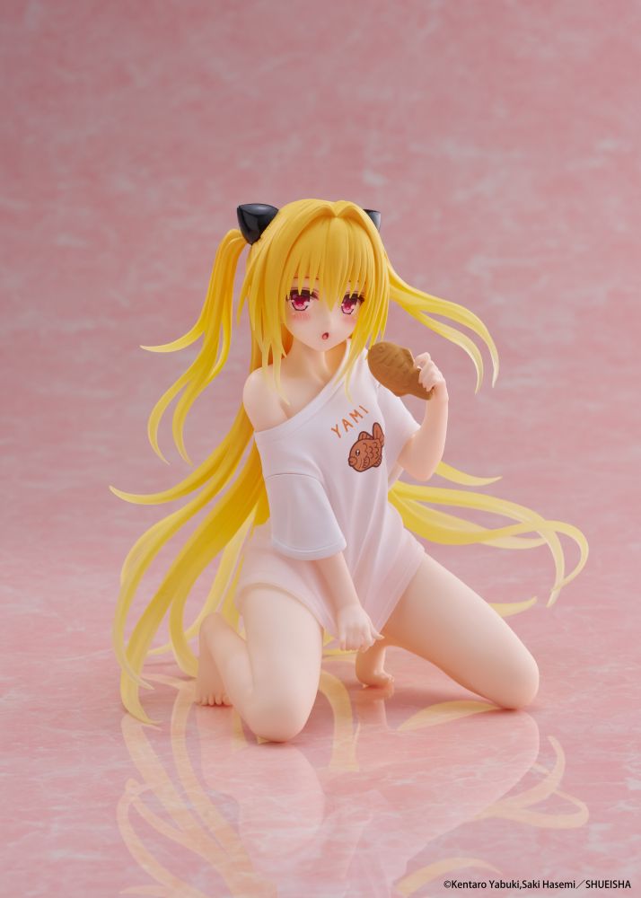 To Love-Ru Darkness Desktop Cute Figure - Golden Darkness (Roomwear Ver.)