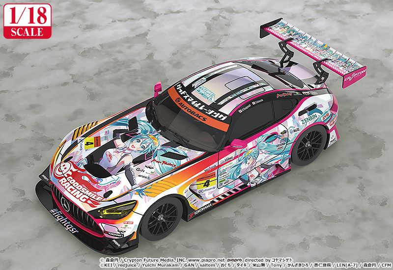 1/18th Scale Good Smile Hatsune Miku AMG 2021 SUPER GT 100th Race Commemorative Ver.