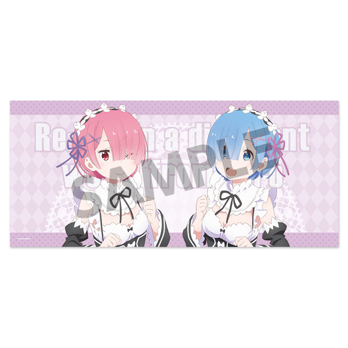 Re:ZERO -Starting Life in Another World- Microfiber Towel Rem&Ram Maid ver.