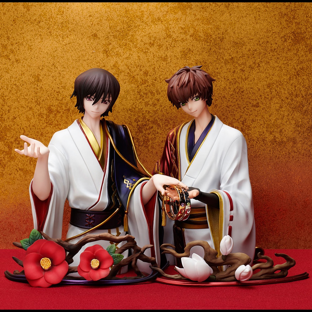 Statue and ring style Lelouch Lamperouge & Kururugi Suzaku SIZE 9）