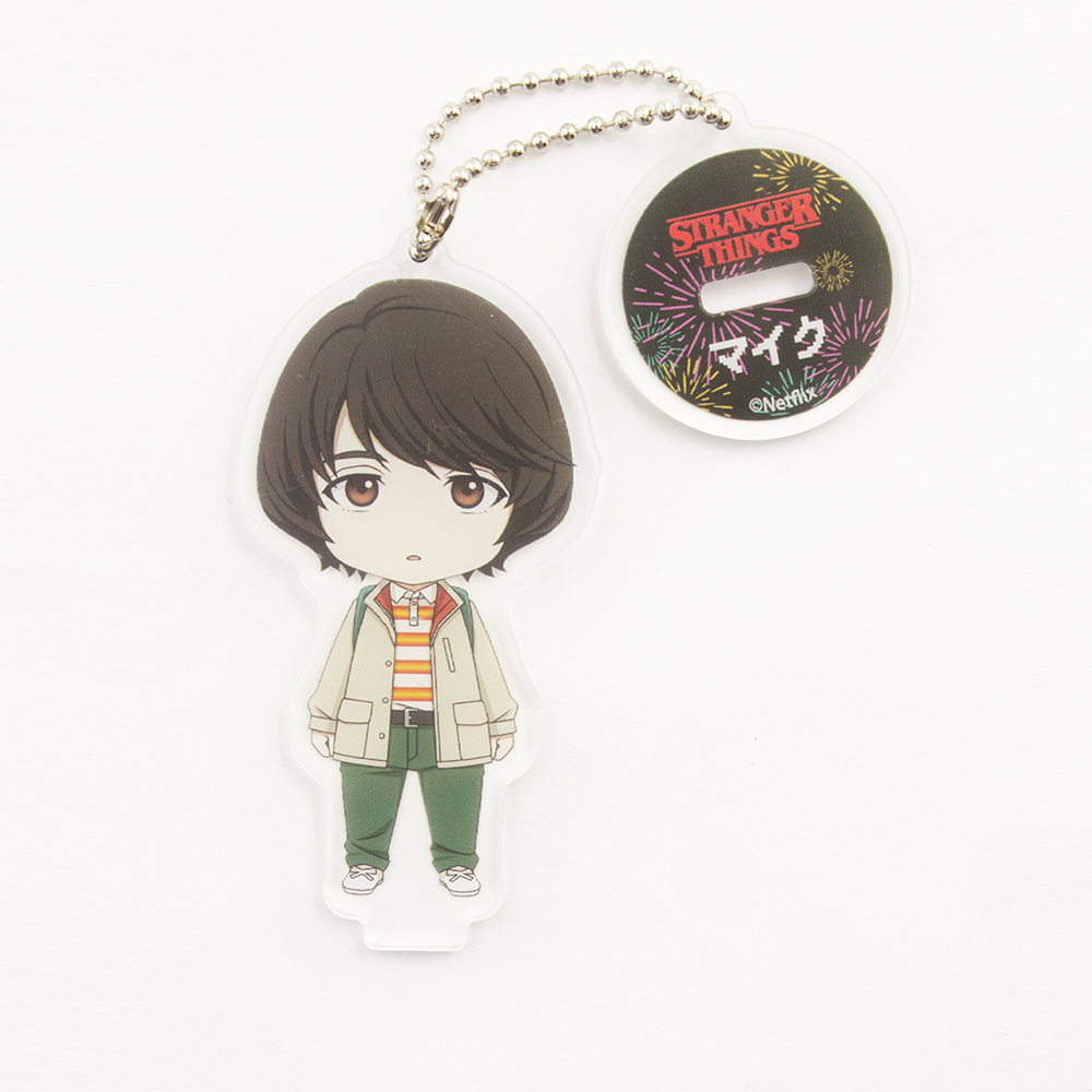 Stranger Things Nendoroid Plus Night Woods design acrylic key chain microphone (US Ver.)