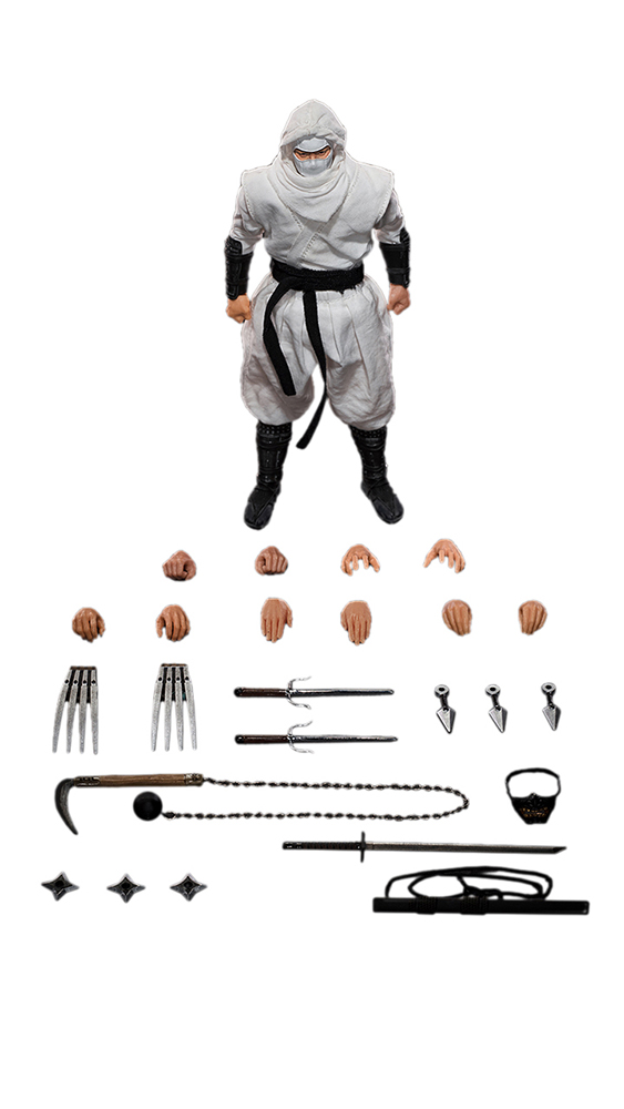 VTOYS X 6INCH SN003 SHADOW NINJA (WHITE) 1/12 SCALE ACTION FIGURE