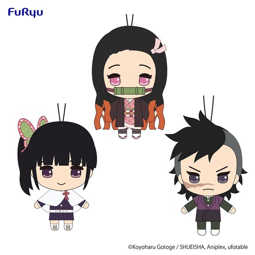 [FR40152] Demon Slayer: Kimetsu no Yaiba Nuikko Plush Toy set-Demon Slayer: Kimetsu no Yaiba