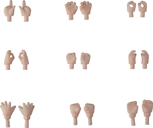 [G12863] Nendoroid Doll Hand Parts Set (Cream)