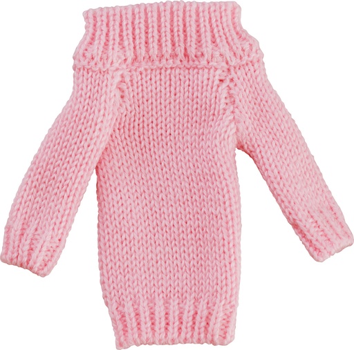 [M06838] figma Styles Off-the-Shoulder Sweater Dress (Pink Beige)