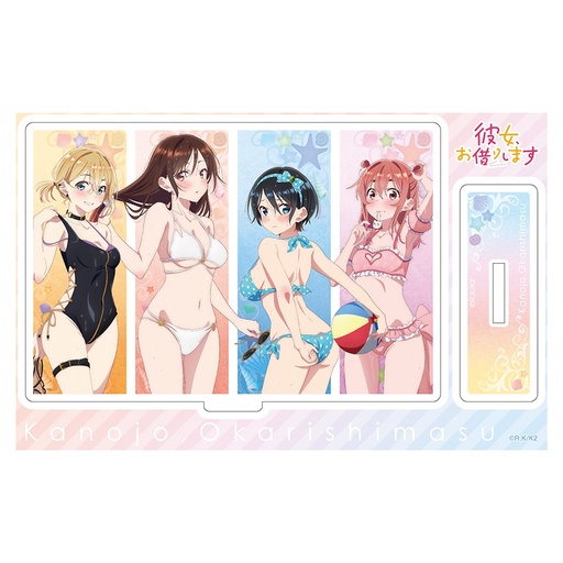 [KK64753] Rent-A-Girlfriend Swimsuit and Girlfriend Acrylic Stand Figure Swimsuit and Girlfriend