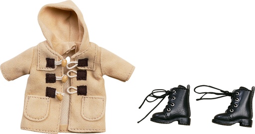 [G16386] Nendoroid Doll Warm Clothing Set: Boots & Duffle Coat (Beige)