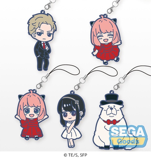 [SG50623] TV Anime "SPY×FAMILY" Rubber Mascot Vol.2