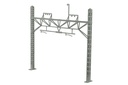 1/80 Scale Paper kit overhead wire pole (gray)